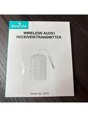Beeitzie Wireless Audio Receiver/Transmitter Bluetooth NEW
